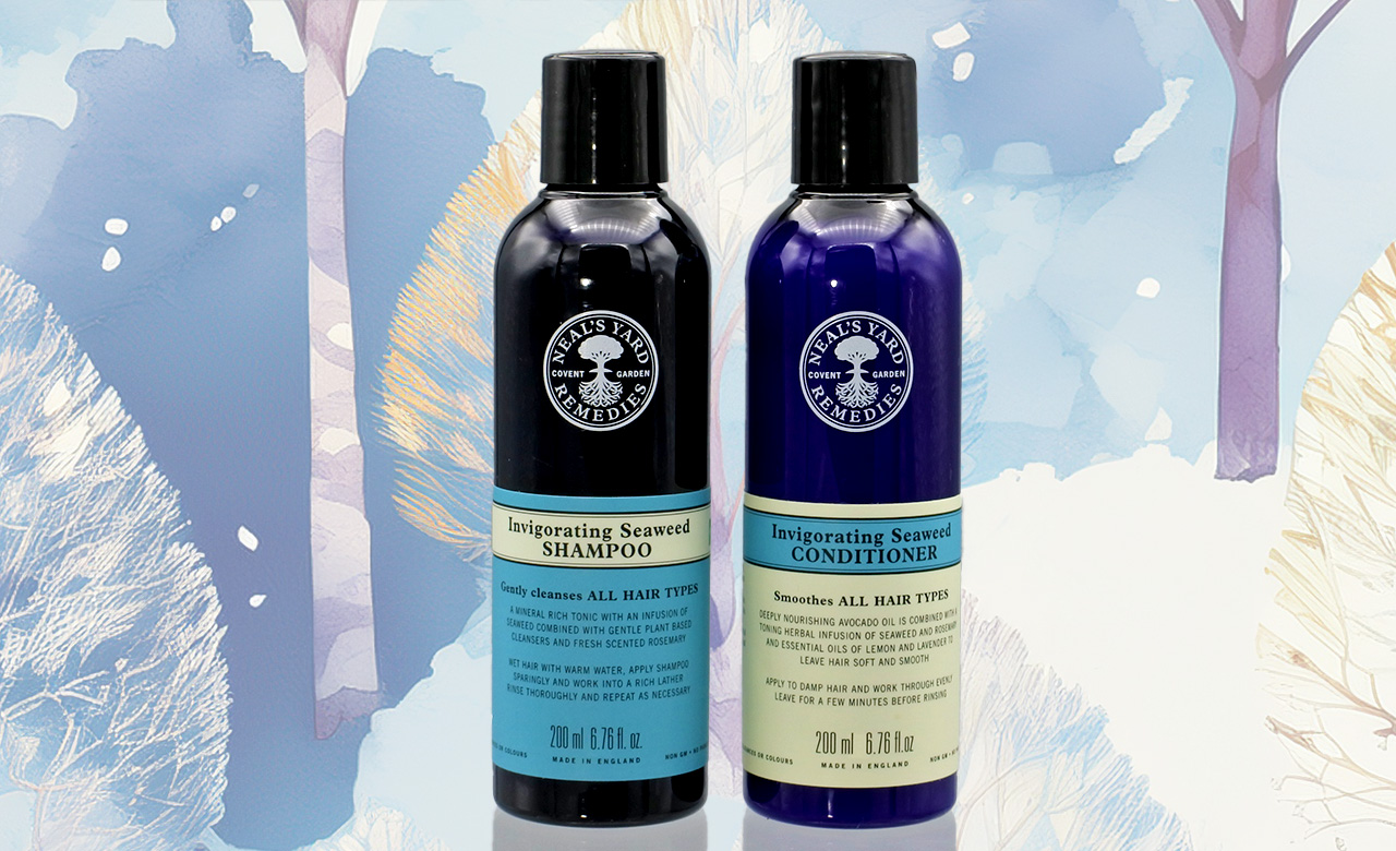 髪と地肌にハリと透明感を。ニールズヤードのオーガニック「シーウィード」ヘアケアで健やかなツヤ髪へ