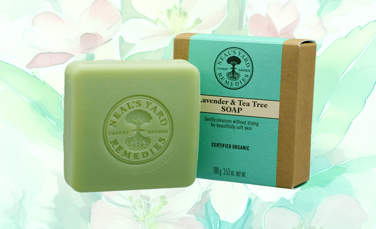 ニールズヤードの上品な香りで暮らしの質をアップ♪「ラベンダー＆ティートリーソープ」で、肌も気分もリフレッシュ